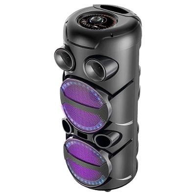 Caixa de Som Portátil Sumay Ravena 400W 2 Canais Bluetooth 5.0 USB AUX TWS Preto
