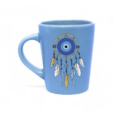 Caneca de Porcelana Filtro dos Sonhos 270ML com Design de Proteção e Estilo em Azul