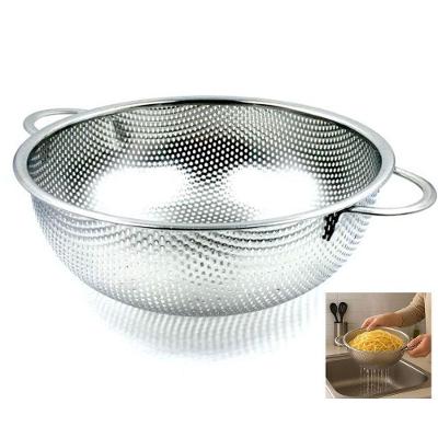 Escorredor Inox BSL3879-3 Versátil para Massas Macarrão Legumes Frutas Verduras Cozinha Ideal