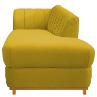 Recamier 140Cm Lado Direito Suede Amarelo - 5