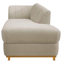 Recamier 140Cm Lado Direito Suede Bege - 6