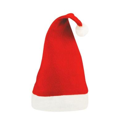 Gorro Papai Noel Feltro Prime Tamanho Único Pompom Algodão Vermelho Yangzi