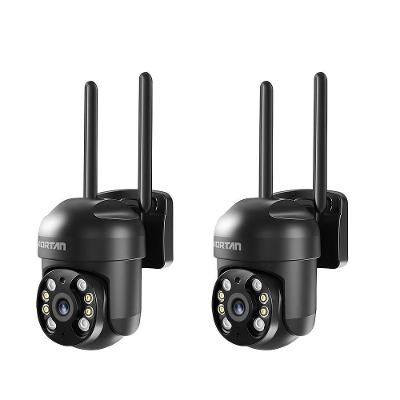 Câmera de Segurança Aquilae Kit 2 Câmeras Wifi IP66 HD 1080p com IA Preto
