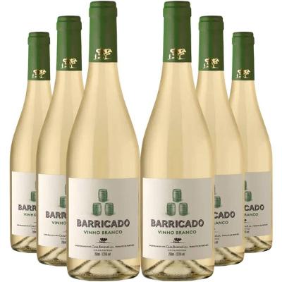 Kit 6 Garrafas Vinho Branco Seco Português Casa Relvas Alentejo 750ML