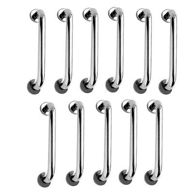 Alça de Apoio BSL3018 com Fácil Instalação Inox Braslu 11 Unidades
