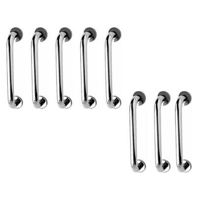 Alça de Apoio BSL3018 com Fixação em Parafusos para Idosos em Aço Inox Kit 8 Unidades Compre Desejos