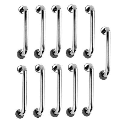 Alça de Apoio Barra Inox 30cm Suporte Anti Queda Fácil Instalação Inox Leva Pra Malhar