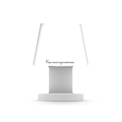 Abajur Pequena Faça Mais com Luz Difusa e Capa Removível Bivolt