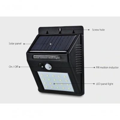 Luminária Solar Luminária Solar Led 10w com Sensor Branco Solar Light