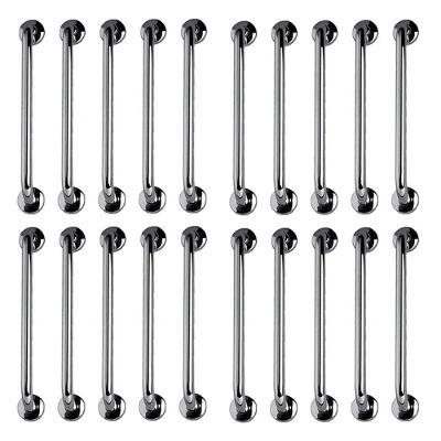 Barra de Apoio BSL3019 Fácil Instalação Alta Qualidade Inox Compre Desejos Kit 20 Unidades