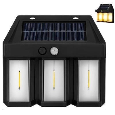 Luminária Solar ZEM-31853 com Sensor de Presença Preto AB Mídia 18W 1600 Lumens