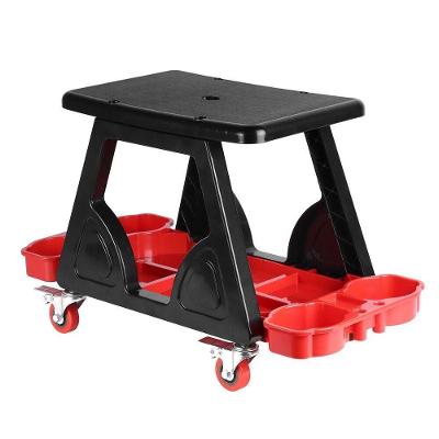 Banqueta Automotiva para Mecânica VKCAR02 com Rodízios Giratórios Plástico Reforçado Vinik