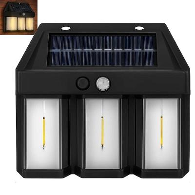 Luminária Solar Arandela ZEM-31853 com Sensor de Presença Preto Mundo LGBT 18W 1600 Lumens Bivolt
