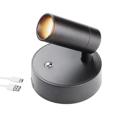 Luminária BSL3790 LED 3 Tons Ajustável com Touch e Fixação Magnética Preto Leva Pra Casa