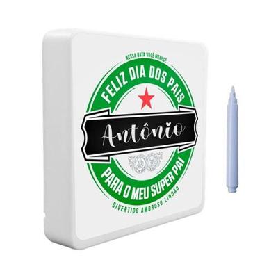 Luminária Beer Daddy com Luz Difusa e Caneta para Personalização Decorfun