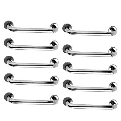 Alça de Apoio Reta Aço Inox 30CM Kit 10 Unidades Ideal Importados