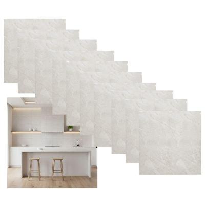 Papel de Parede Adesivo Mármore 3D Moderno PVC Autocolante Removível Bege Mundo LGBT 10 Unidades