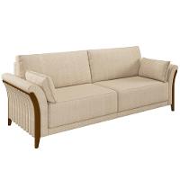 Kit Sofá 02 Lugares 162Cm Com Poltrona M03 Bege - 15