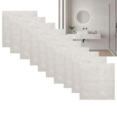 Papel de Parede Adesivo Mármore 3D BSL3888 Vinílico Autocolante Bege Kit 10 Unidades