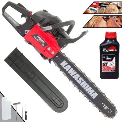 Motosserra Kawashima KCS610S à Gasolina 61,5CM3 Sabre 18" com Sistema Anti-Vibração e Freio