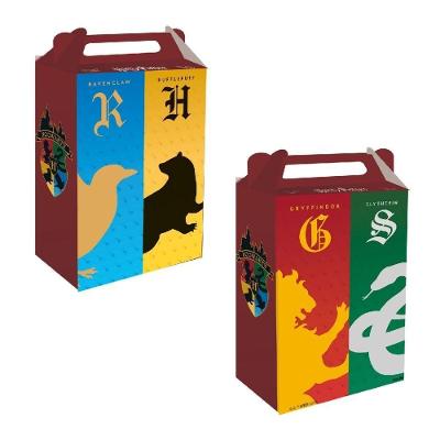 Caixa Surpresa Harry Potter Hogwarts Papel Cartão 8 Unidades Marrom Festcolor