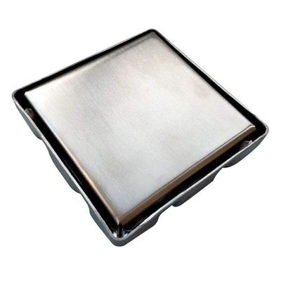 Ralo Oculto BSL3001D Invisível Anti Odor Prata AB Mídia 15CM 18UNIDS