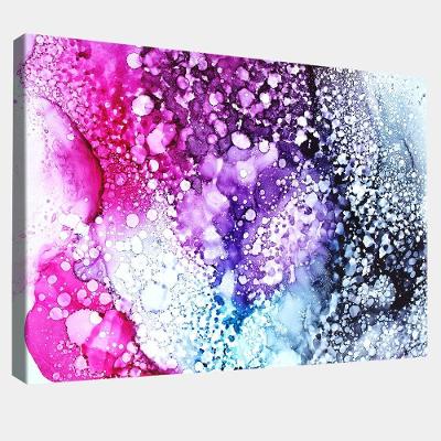 Quadro Decorativo Alcohol Cores Borda Infinita 84x54CM em Canvas BR Artes