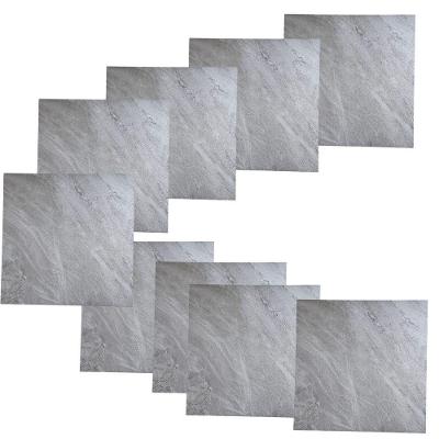 Piso Vinílico BSL3836 PVC 60X60CM Brilhante para Área Interna Cinza AB Mídia