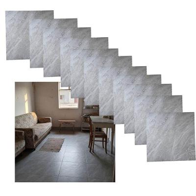 Piso Vinílico Autocolante BSL3836 PVC 60X60CM Brilhante para Interno Cinza Ideal Importados 10