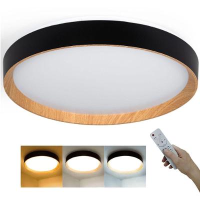 Plafon L10073 Led 3 Tons Dimerizável Amadeirado Mundo LGBT 48CM