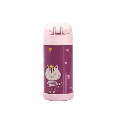 Garrafa Térmica Infantil Milky PP + Aço Inox Mantém Quente 5h e Fria 7h 310ML Branco