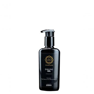 Gel de Barbear Sg Shaving Gel Transparente 200ML Hidratante Calmante SG Cosméticos