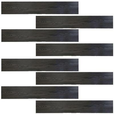 Piso Vinílico Autoadesivo BSL3839 Vinil Importado Retangular Acetinado para Interno Marrom Leva Pra