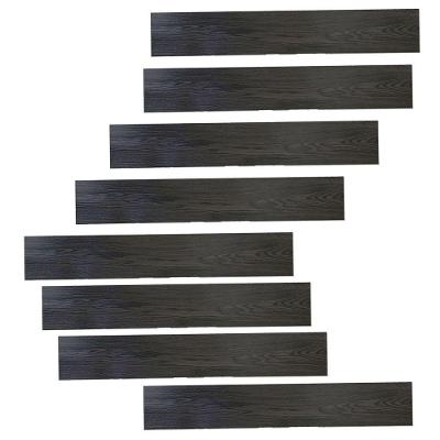 Piso Vinílico Autoadesivo BSL3839 Vinil Importado Retangular Acetinado para Interno Marrom Leva Pra