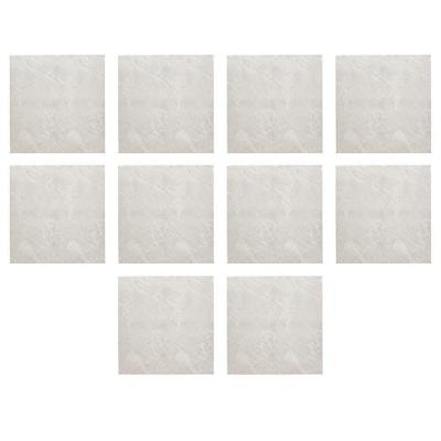 Papel de Parede Placa Adesiva Mármore 3D PVC Autocolante Bege Compre Desejos Kit 10 Unidades