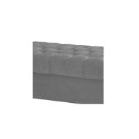 Recamier Divã Morabe P04 160 Cm Suede Cinza Tca 940 - 2