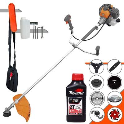 Roçadeira Tekna RL430P Plus 8 em 1 43cc 1,7HP Preto com Acessórios e Óleo 2T 1,2L