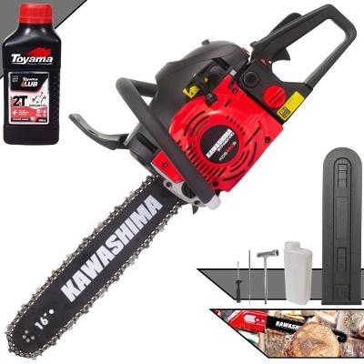 Motosserra Kawashima KCS 460-S à Gasolina 45,8CM³ Sabre 40,6CM com Sistema Anti-Vibração Gasolina