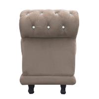 Recamier Barcelona Suede Bege com Strass - 8