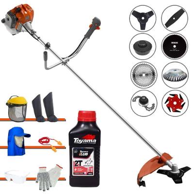 Roçadeira a Gasolina RL430ACN-TK 43CC 1,7HP com Kit Facas e Acessórios Preto Tekna