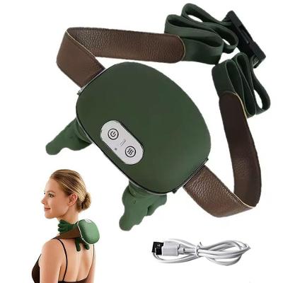 Massageador Portátil BSL3891 Simulação Dedos Humanos 3 Velocidades Aquecimento Infravermelho Verde