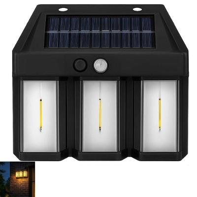 Luminária Solar ZEM-31853 com LED Filamento Sensor de Presença 1600 Lumens 18W Preto Leva Pra Casa