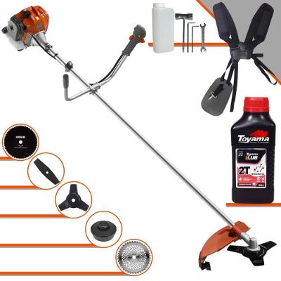 Roçadeira a Gasolina RL430ACN-TK 43CC 1,7HP com Eixo Rígido Preto Tekna + Óleo + 4 Lâminas