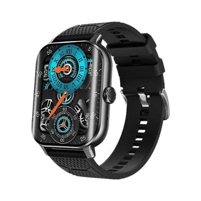 Relógio Smartwatch Esportivo com Tela AMOLED Curva 2.02 Polegadas e Pulseira Impermeável e Preto