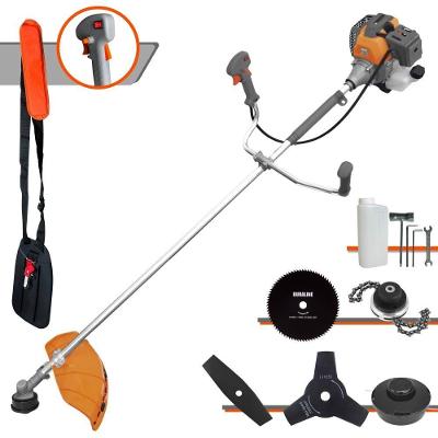 Roçadeira a Gasolina RL430P Plus 43cc 1,7HP Partida Fácil Preto Tekna com Lâmina 2P Disco 80D