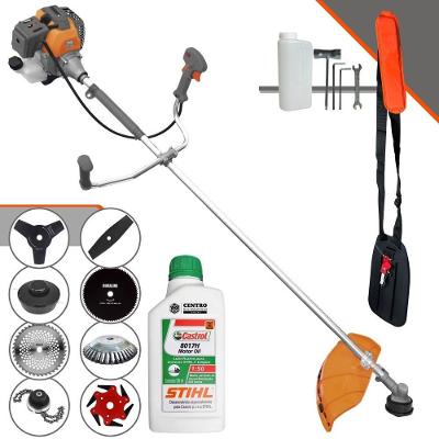 Roçadeira 8 em 1 RL430P Plus com Motor 43cc 1,7HP Preto Tekna 1,2L 10.000 RPM