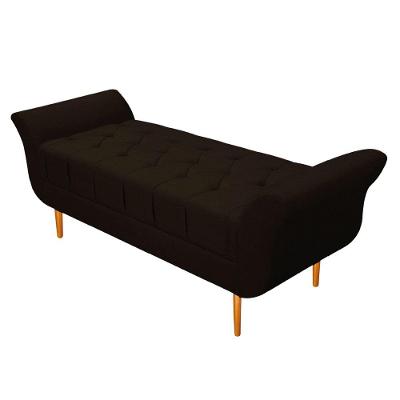 Recamier Ari 90 Cm Solteiro Corano Marrom