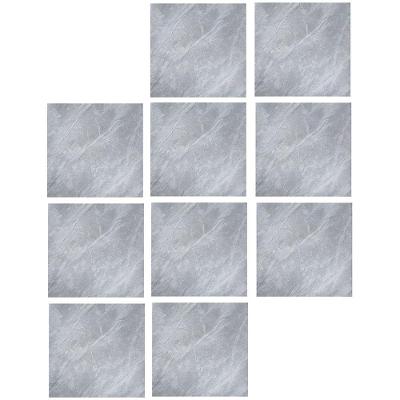 Piso Vinílico Adesivo BSL3835 PVC 60X60CM Brilhante para Interno Cinza Mundo LGBT 10 Unidades