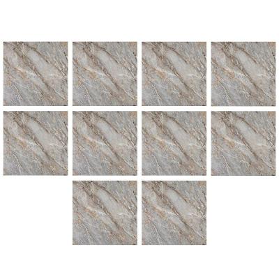 Piso Vinílico BSL3833 PVC 60X60CM Brilhante para Área Interna Marrom Mundo LGBT