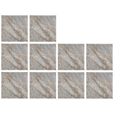 Piso Vinílico Adesivo BSL3833 PVC 60X60CM Brilhante para Interno Marrom Leva Pro Pet 10 Unidades
